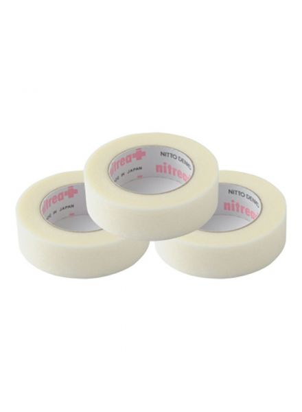 Yu-Ki Ban Non woven (White)  3 Rolls Surgical Tape