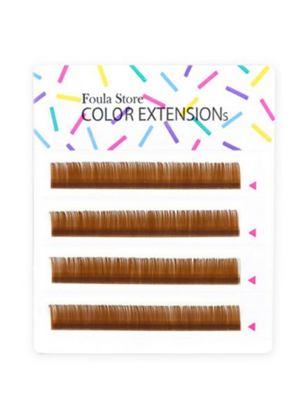 Color Lashes 4 Lines Brown
