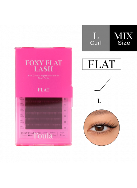 Foxy Flat Lash Size Mix