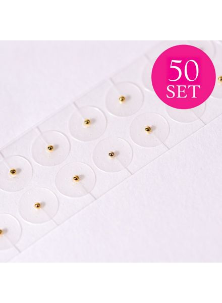 Earlobe Acupressure Stickers Gold 50 Sheets