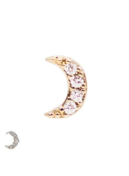 Ear Acupressure Charm Moon 5 pieces/set