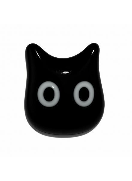 Ear Acupressure Charm Black Cat