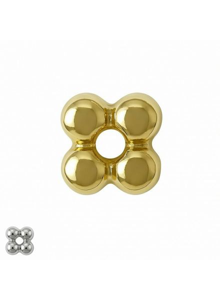 Ear Acupressure Charm Four-Leaf Clover 5 pieces/set